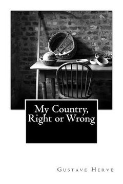 portada My Country, Right or Wrong (in English)