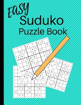 portada Easy Sudoku Puzzle Book: Large 8.5 X 11 Sudoku for Beginners Adult and Kids