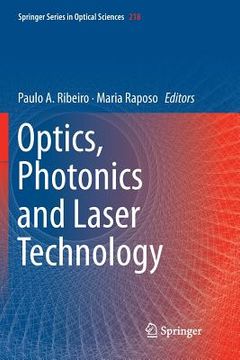 portada Optics, Photonics and Laser Technology (en Inglés)