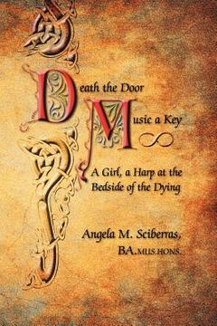 portada death the door, music a key: a girl, a harp at the bedside of the dying