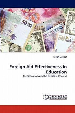 portada foreign aid effectiveness in education (en Inglés)