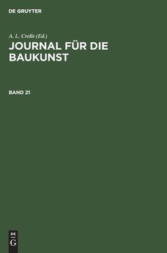 portada Journal fã â¼r die Baukunst. Band 21 (German Edition) [Hardcover ] (en Alemán)