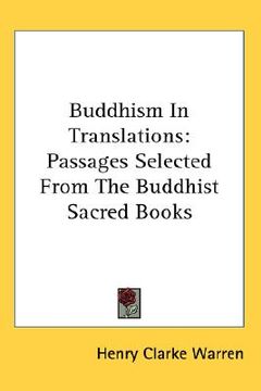 portada buddhism in translations: passages selected from the buddhist sacred books (en Inglés)