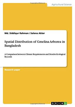 portada Spatial Distribution of Gmelina Arborea in Bangladesh