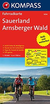 portada Sauerland - Arnsberger Wald 1: 70 000 (en Alemán)