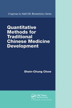 portada Quantitative Methods for Traditional Chinese Medicine Development (en Inglés)