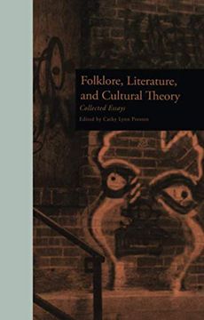 portada Folklore, Literature, and Cultural Theory: Collected Essays (en Inglés)