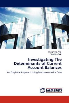 portada investigating the determinants of current account balances (en Inglés)