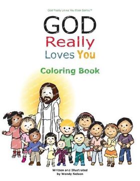 portada God Really Loves you Coloring Book (in English)