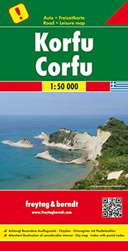 portada Corfu 1: 50 000 fb Road map (en Alemán)