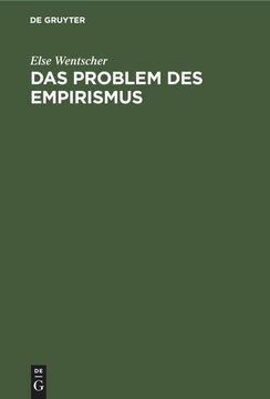 portada Das Problem des Empirismus (en Alemán)