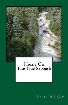 portada Horne On The True Sabbath