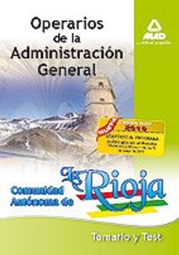 portada Operarios De La Administración General De La Comunidad Autónoma De La  Rioja. Temario Y Test