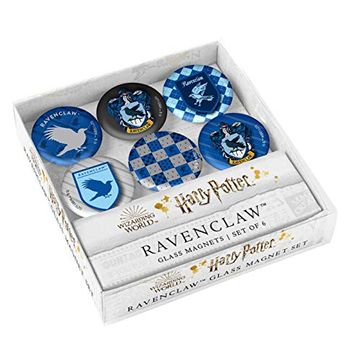 portada Harry Potter: Ravenclaw Glass Magnet set (Set of 6) (Classic Collection) 