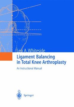 portada ligament balancing in total knee arthroplasty: an instructional manual