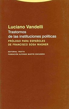 portada Trastornos de las Instituciones Políticas (in Spanish)