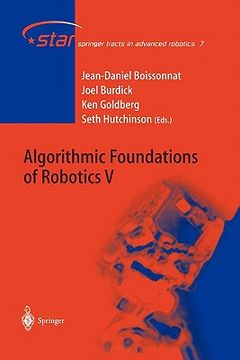 portada algorithmic foundations of robotics v (en Inglés)