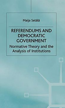 portada Referendums and Democratic Government: Normative Theory and the Analysis of Institutions 