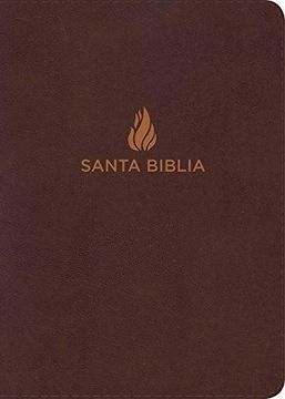 portada Rvr 1960 Biblia Letra Gigante Marrón, Piel Fabricada con Índice