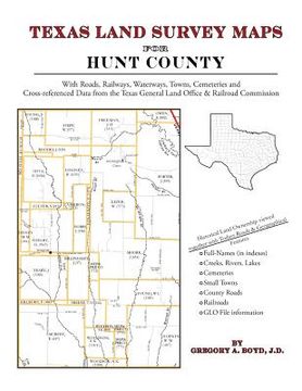 portada Texas Land Survey Maps for Hunt County (en Inglés)