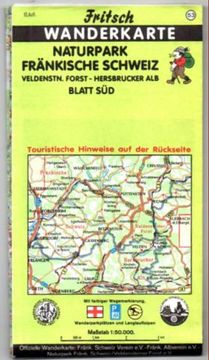 portada Wanderkarte Naturpark Fränkische Schweiz: Veldenstein. Forst - Hersbrucker Alb. Blatt Süd. Touristischen Hinweisen auf der Rückseite. Offizielle Wanderkarte. (en Alemán)