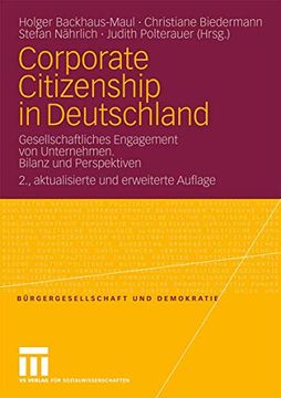 portada Corporate Citizenship in Deutschland: Gesellschaftliches Engagement von Unternehmen. Bilanz und Perspektiven