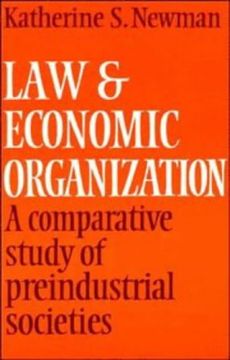 portada Law and Economic Organization: A Comparative Study of Preindustrial Studies (en Inglés)