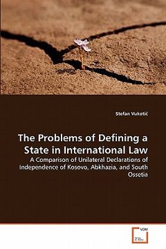 portada the problems of defining a state in international law (en Inglés)