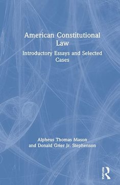 portada American Constitutional Law: Introductory Essays and Selected Cases (in English)