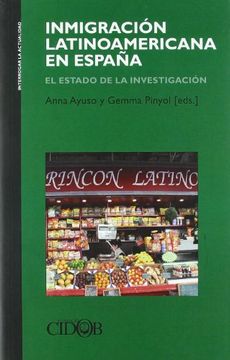 portada Inmigracion Latinoamericana en España: El Estado de la Investigac ion