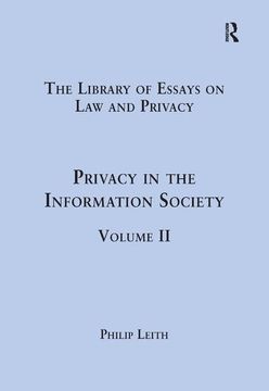 portada Privacy in the Information Society: Volume II (en Inglés)