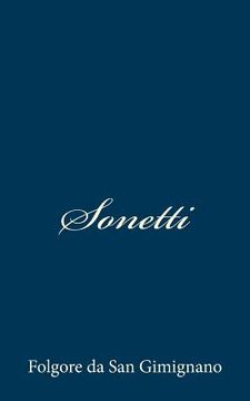 portada Sonetti (en Italiano)