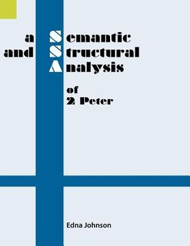 portada a semantic and structural analysis of 2 peter (en Inglés)