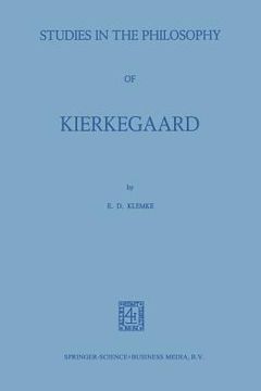 portada Studies in the Philosophy of Kierkegaard (en Inglés)