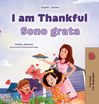 portada I am Thankful (English Italian Bilingual Children's Book) (en Italiano)