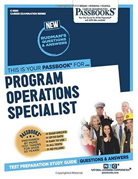 portada Program Operations Specialist (en Inglés)