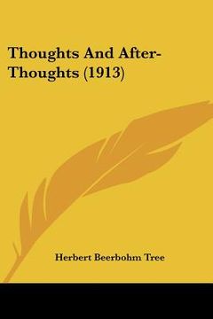 portada thoughts and after-thoughts (1913)