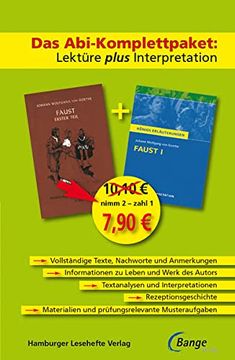 portada Faust 1. Das Abi-Komplettpaket. Lektüre Plus Interpretation abi Hessen 2014, abi Niedersachsen 2015