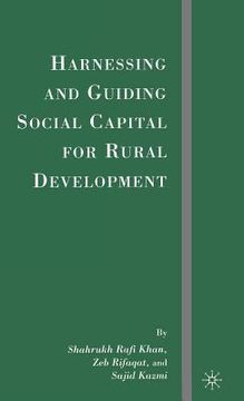 portada harnessing and guiding social capital for rural development (en Inglés)