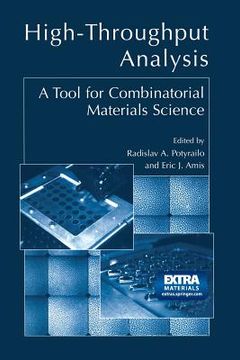 portada High-Throughput Analysis: A Tool for Combinatorial Materials Science (en Inglés)