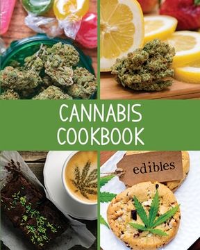 portada Cannabis Cookbook: Blank Marijuana Recipe Book, Write-In Cannabis Recipe Book, Weed-Infused Recipes, Blank Recipe Pages For Edibles, Ston (en Inglés)