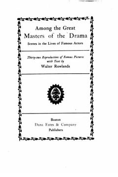 portada Among the Great Masters of the Drama