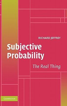 portada Subjective Probability: The Real Thing (en Inglés)