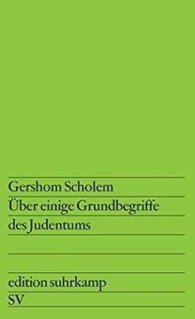 portada Über Einige Grundbegriffe des Judentums (en Alemán)
