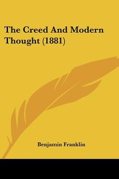 portada the creed and modern thought (1881)