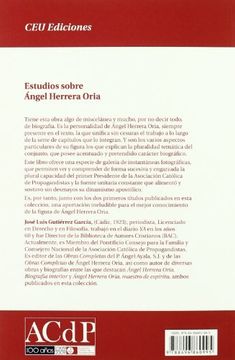 portada estudios sobre angel herrera oria.centenario (in Spanish)