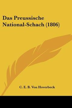 portada Das Preussische National-Schach (1806) (en Alemán)