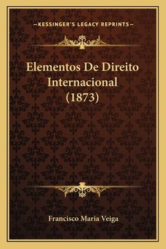 portada Elementos De Direito Internacional (1873) (en Portugués)