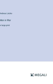 portada Men in War: in large print (en Inglés)