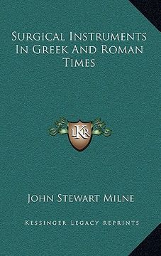portada surgical instruments in greek and roman times